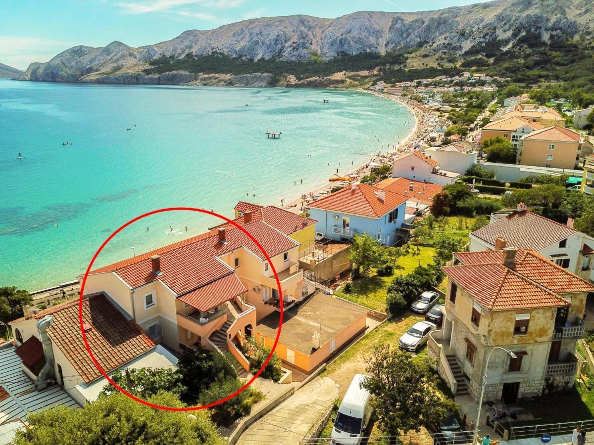 Apartment Bojan With Terrace And Sea View Baska (Krk) Exterior photo